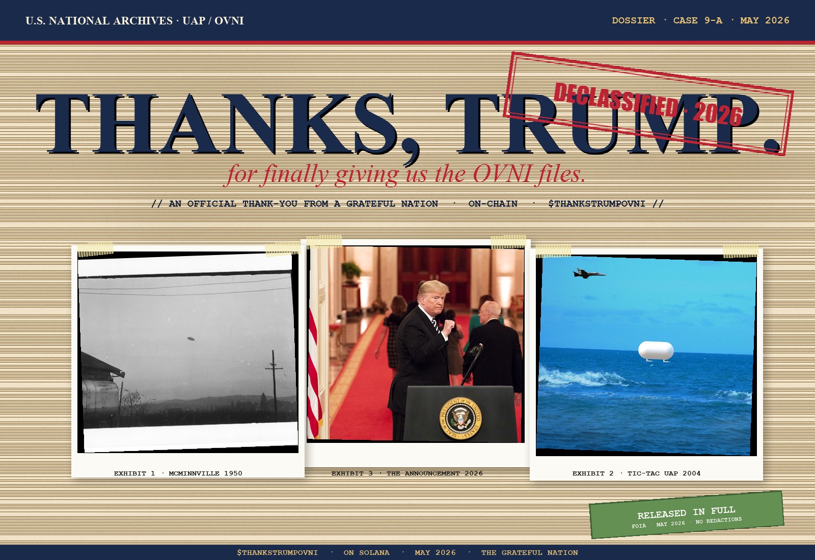 The dossier — front cover